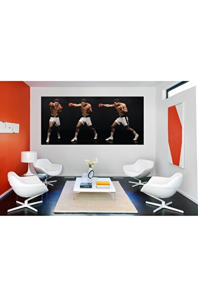 HDART Soyut Modern Boksör Muhammet Ali Duvar Kanvas Tablosu