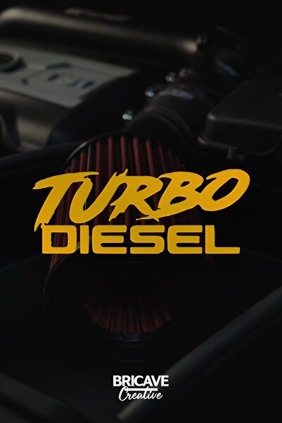 Bricave ملصق ملصق على الزجاج الأمامي للسيارة والدراجة النارية JDM بحروف ديزل ...