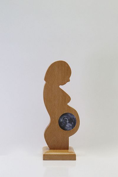 Monchi Pregnant Woman Ultrasound Photo Frame, First Moment Mother Figure