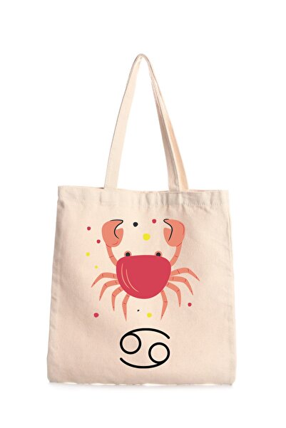 Generic Brand Zodiac Signs Printed Canvas Bag