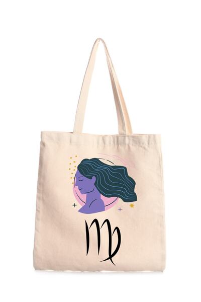 Generic Brand Zodiac Signs Printed Canvas Bag