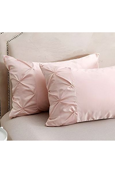 METİNEV Powder pink color star head pillowcase