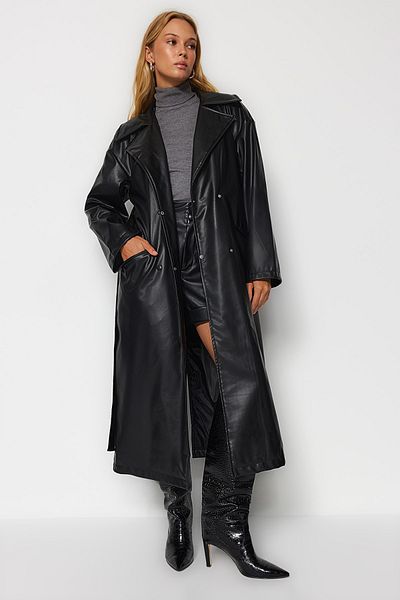 Long trench coat hot sale