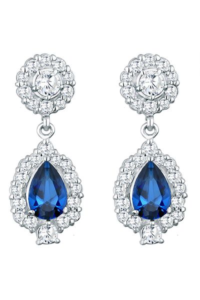 ELLI Ohrringe Tropfen Zirkonia Glamour Elegant 925 Silber