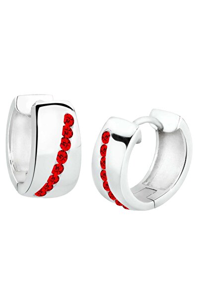 ELLI Ohrringe Creolen Kristalle Funkelnd 925 Gümüş