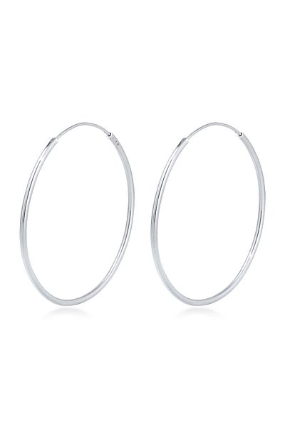 ELLI Ohrringe Creolen Basic Filigran Hochwertig 925 Silber