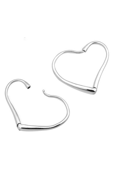 ELLI Ohrringe Creolen Herz Liebe Geschenkidee 925 Silber