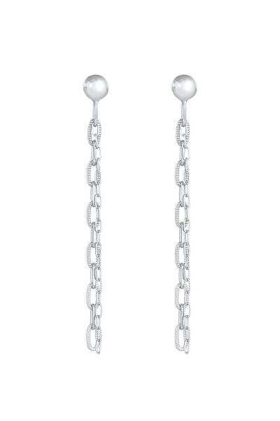 ELLI Ohrringe Stecker Hänger Gliederkette Trend 925 Silber