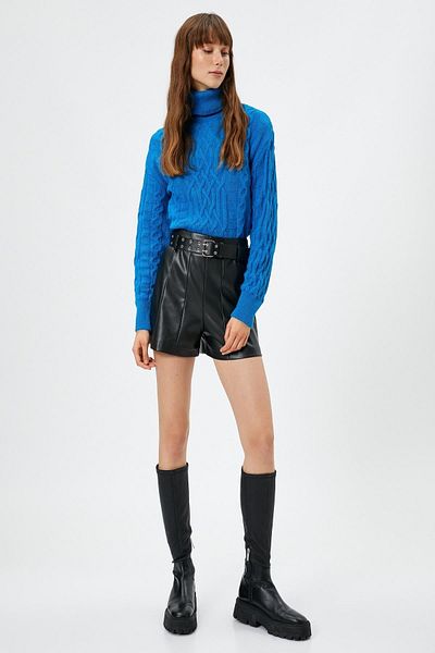 Koton Schwarzer Damenpullover 2KAK92211HT