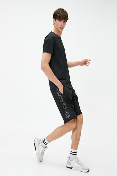 Koton Men's Black Shorts & Bermudas