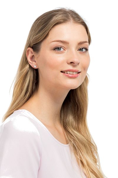 Heideman Perlmutt Ohrstecker Friederike silberfarben poliert lässig