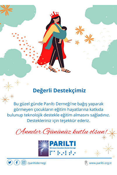Anneler Günü Dijital Destek Kartı