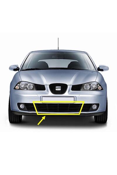 gkl Seat Ibiza 2002-2009 Uyumlu Ön Tampon Alt Orta Izgarası Hava Kanalı 6l085...