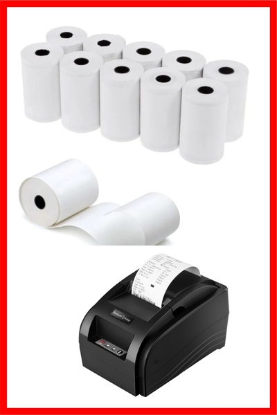 Matbaalife Termal Pos Rulosu, Adisyon Rulosu,termal Yazıcı Kağıdı, Bilgi Fişi...