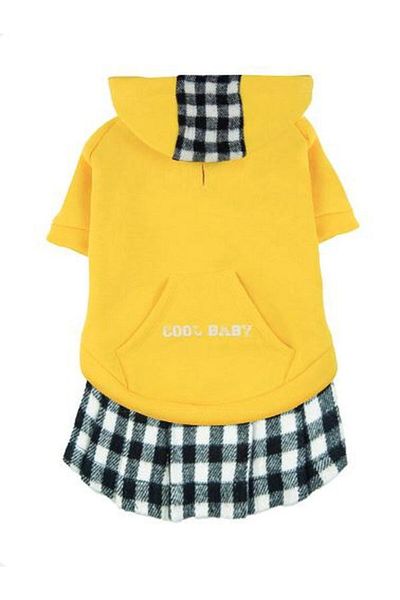 Aşkın Parti Evi Dog Tooth College Switshirt Yellow