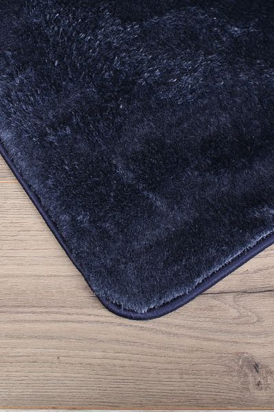 Bonny Home Relax Navy Blue 80x150 + 50x80 cm Μεγάλο Σετ 2 Χαλιά Μπάνιου Αντιολισθητικό Σετ Τουαλέτας
