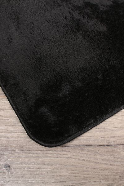Bonny Home Relax Μαύρο 80x150 + 50x80 cm Μεγάλο Σετ 2 Χαλιά Μπάνιου Αντιολισθητικό Σετ Τουαλέτας