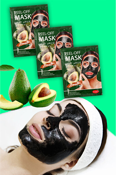 xolo 3 Adet Siyah Nokta Maske Serisi 20 Gram Avokado Özü Kürü Sürülebilir Yüz...