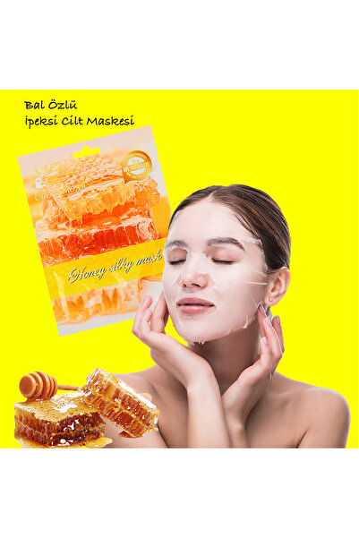 Uniquem Bal Içerikli Nemlendirici Ve Beyazlatma Etkili Yüz Maskesi Honey Mask...