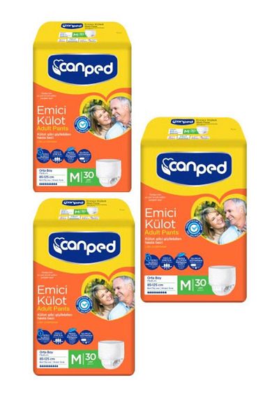 Canped ABSORBENT PANTY M 90 PACK (3 PACK)