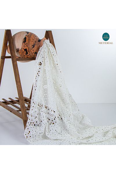 METERİAL White Guipure