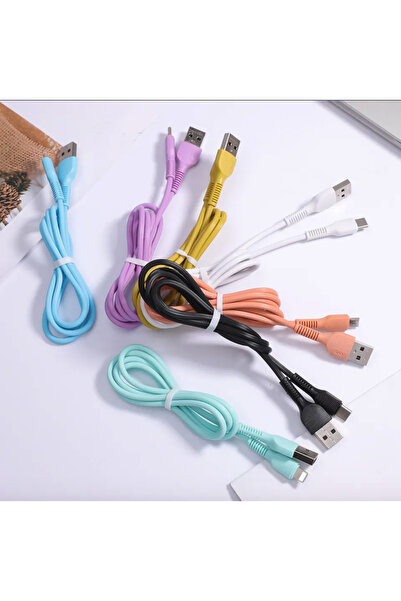 miccell كابل ميكرو USB للشحن ونقل البيانات 2.4 أمبير