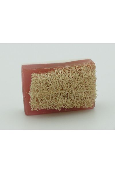 Anatolia Soap Fiber lavender soap double sided