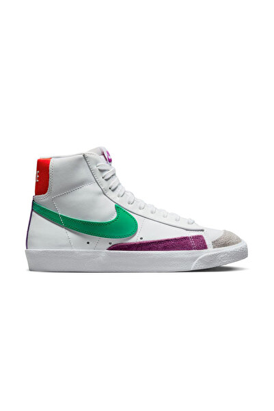 Nike Blazer Mid 77 Kadın Beyaz Mor Renkli Sneaker Ayakkabı