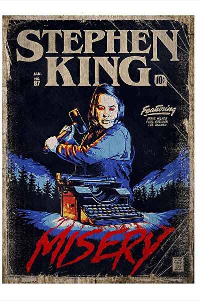 Bedeko Stephen King Misery Sadist Art Mdf Poster