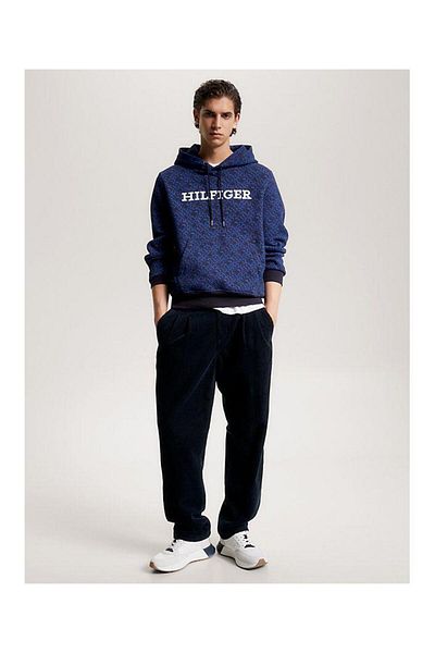 Tommy Hilfiger Mikina Aop Monoogram s kapucí