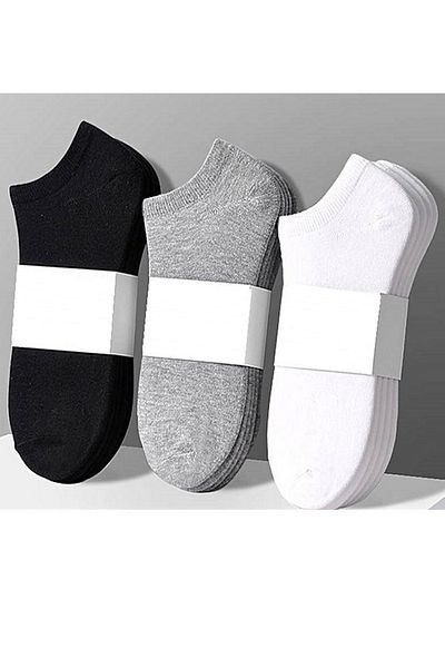 Lukitus Мъжки чорапи до глезена, комплект от 12 броя