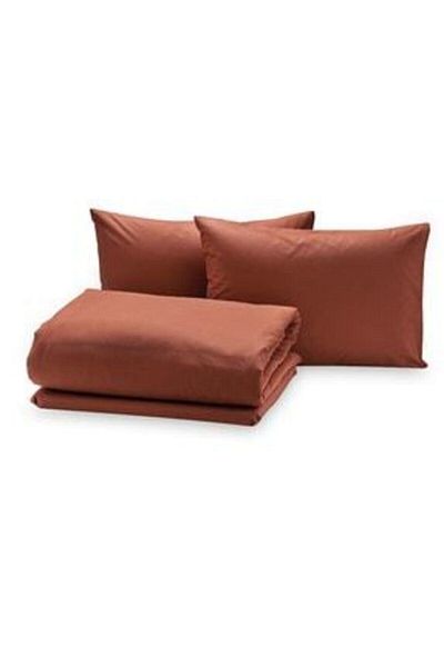 Sarev Fitted Elastic Sheet Set Single 100*200 Cm V79 Brick Color