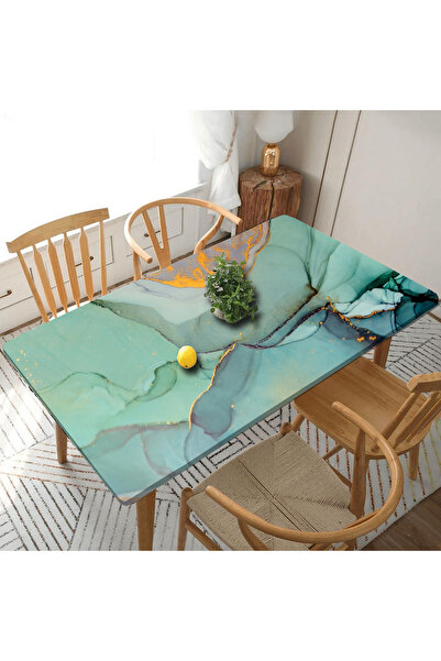 Özbey Reklam Marble Patterned Table Countertop Cabinet Countertop Kitchen Adh...