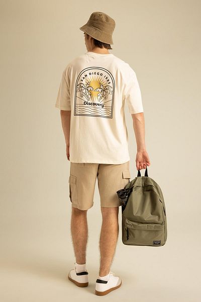 DeFacto Relax Fit Cotton Bermuda A1535ax23sm
