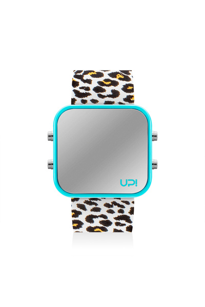Up! Watch UPWATCH LED TURQUOISE&LEOPARD