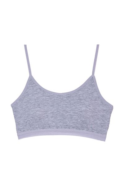 BSM Women's Thin Strap Cotton Padded Bustier