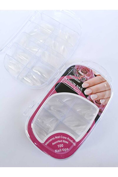 Roesıa Rose Cosmetics Rose Profesyonel 100'lü Kutulu Badem Takma Tırnak / Kır...