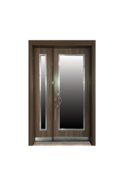 tezwood 0164 Tanganika Bina Giriş Kapısı, Apartman Kapısı Tırnaklı Sistem Sol...