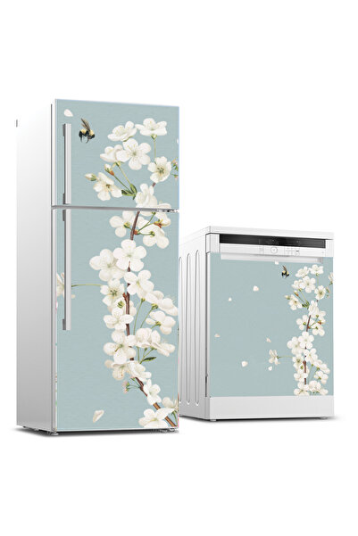 çizmeli Buzdolabı Kaplama Ve Bulaşık Makinası & Beyaz Eşya Yapışkanlı Folyo K...