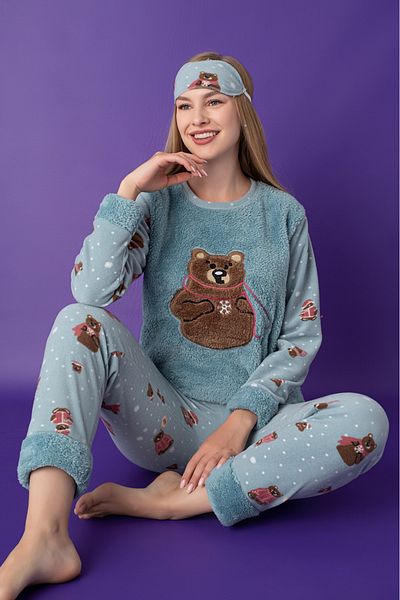 Asel Women's Fleece Pajama Set