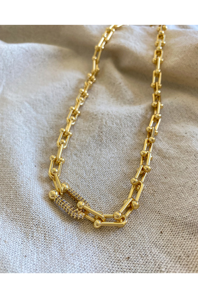 Mjora jewelry تيف الزركون قلادة