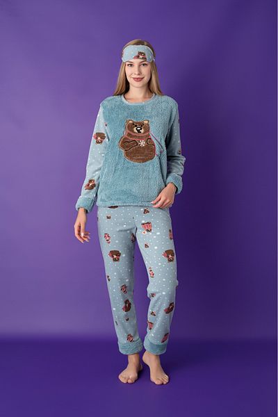 Asel Women's Fleece Pajama Set