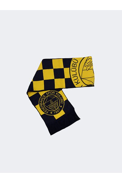 Fenerbahçe Unisex Checkered Woven Scarf