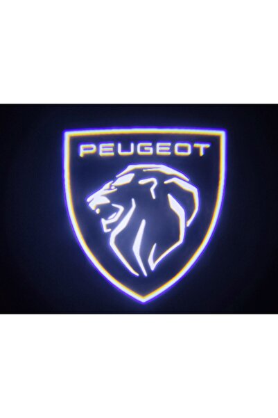 FEMEX Yeni Peugeot Araçlar Için Pilli Yapıştırmalı Kapı Altı Led Logo