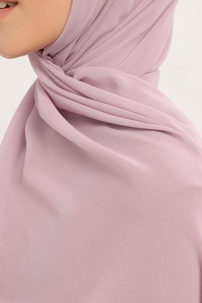 Altobeh Ready Practical Luxury Pipe Boned Chiffon Shawl Powder