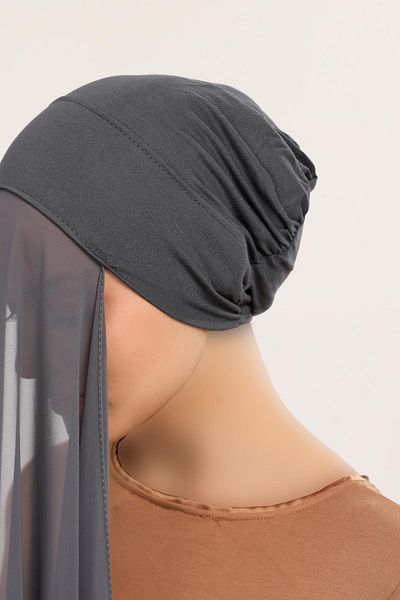 Altobeh Ready Practical Luxury Snap-on Elastic Bonneted Chiffon Shawl