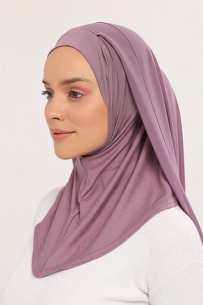 Altobeh Έτοιμο Luxury Practical Hijab Chiffon Shawl Light Maroon