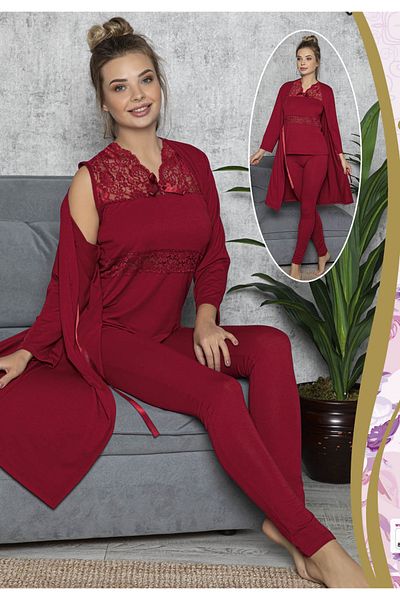 JENİKA Set pijama halat de damă 