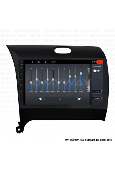 MYWAYY KIA CERATO ANDROID 12 MULTIMEDIA CARPLAY 2GB RAM+32GB HDD 2016-2018 NAVIGATION SCREEN