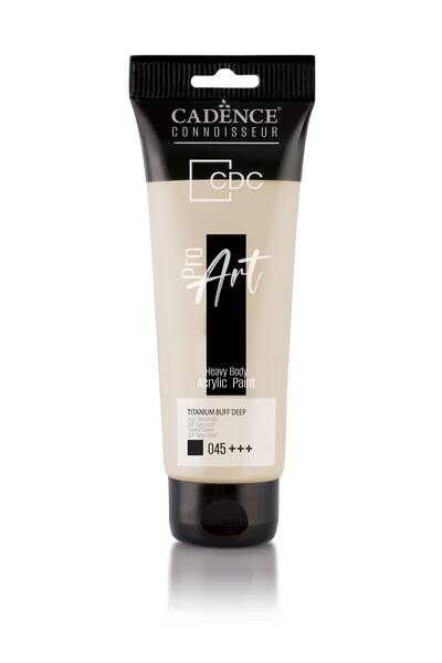 Cadence PR045 Koyu Titanyum Buff Cadence Proart Heavy Body Akrilik Boya 120ML...